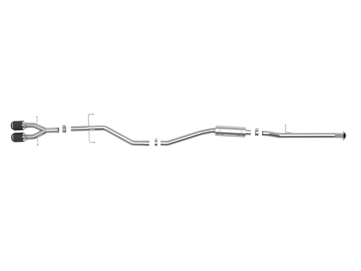 Takeda® (17-20) Civic Si Coupe 2-1/2" 304SS Cat-Back System