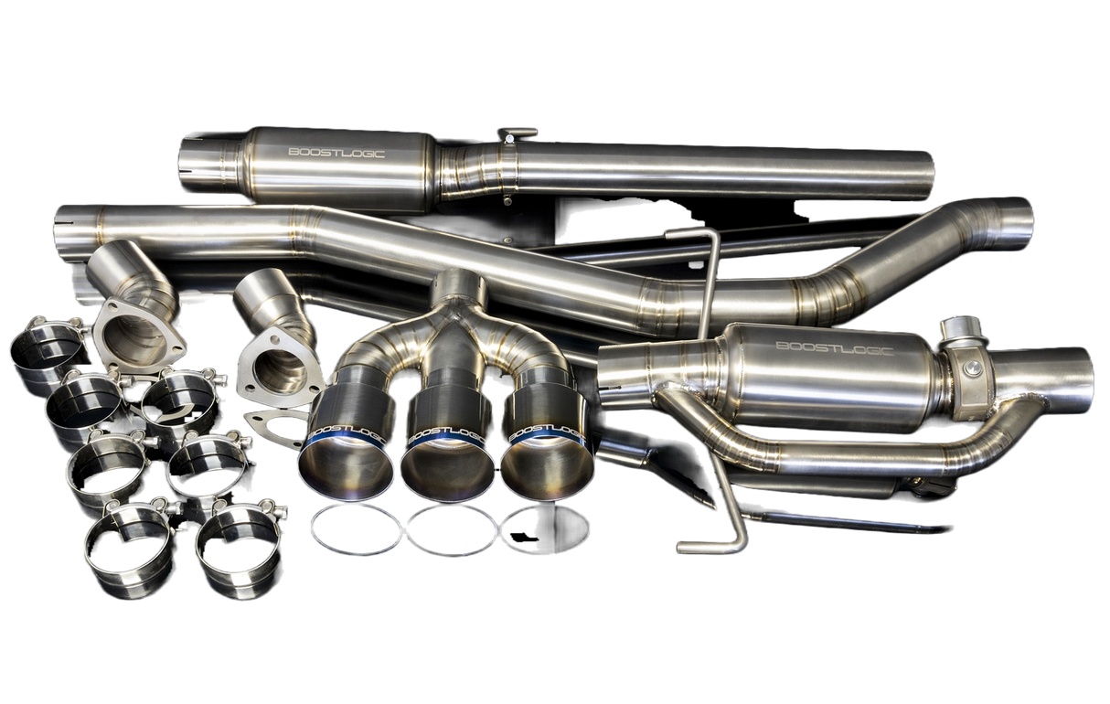 Boost Logic® (17-21) Civic Type-R Titanium Cat-Back Exhaust System