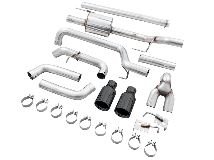 Awe Tuning® (21-23) F-150 304SS 0FG Cat-Back System with Dual Split Exit & 5" OD Tips