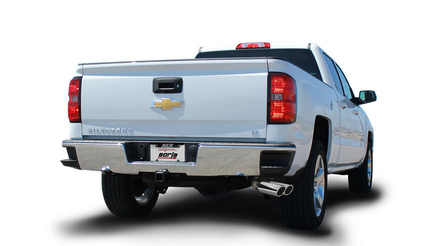 Borla® (14-19) Silverado/Sierra S-Type™ 304SS Cat-Back System (Ext/Crew Cab-143.5" WB)