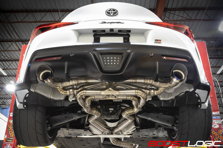 Boost Logic® (19-24) BMW Z4/GR Supra Titanium Cat-Back Exhaust System