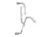 Takeda® (19-20) Veloster N 3" 304SS Axle-Back System (Non-Performance Package Models)