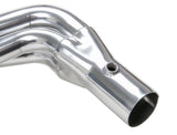 Flowtech® (07-13) GM Silverado 1-7/8" Polished Ceramic Mild Steel Long Tube Headers with Catless Y-Pipe