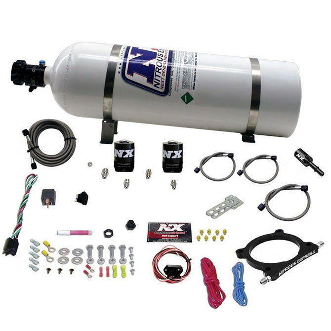 Nitrous Express® Ford Coyote High Output Nitrous Oxide Plate System (50-250Hp) - 10 Second Racing