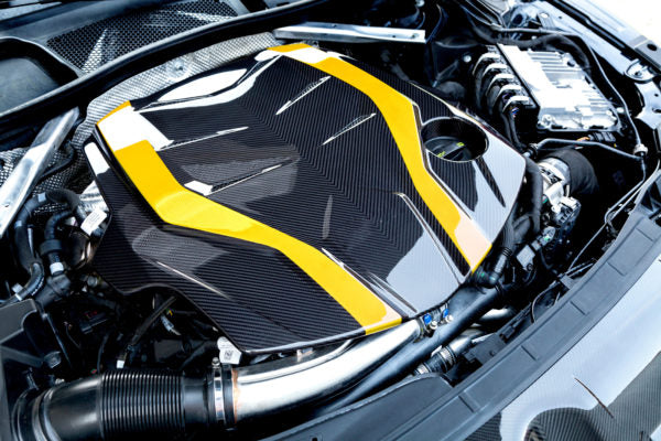 Capristo® (17-23) Audi RS5 Carbon Fiber Engine Cover and Lock Cover Set