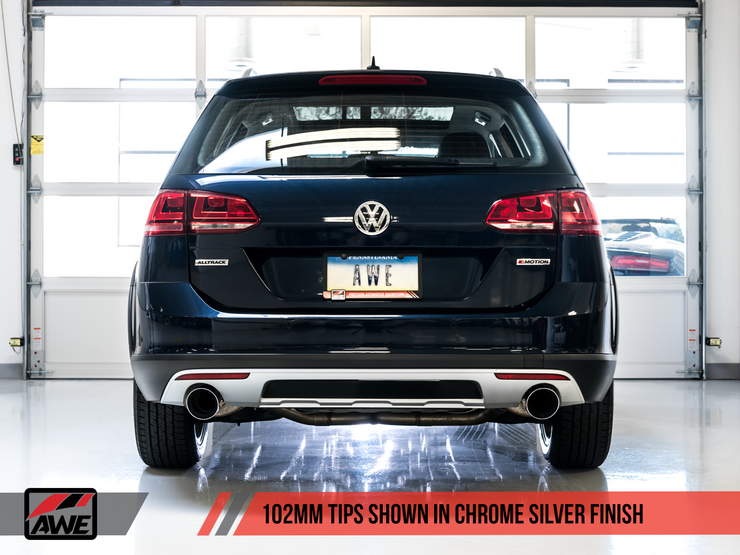 Awe Tuning® (17-19) Golf Alltrack 304SS Touring Edition Cat-Back System