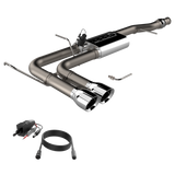 QTP® (14-18) Silverado/Sierra 304SS 3" Screamer Side Exit Cat-Back System with 4.5" OD Tips