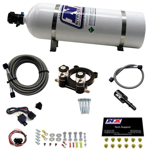 Nitrous Express® (15-21) Mustang EcoBoost Wet Plate Nitrous Oxide System - 10 Second Racing