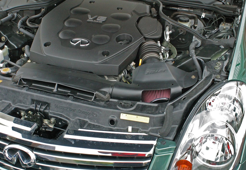 Stillen® (02-08) Infiniti G35 Hi-Flow Air Intake System with Oiled Filter