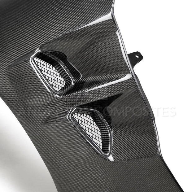 Anderson Composites® (05-13) Corvette ZR1 Carbon Fiber Fender Set (1.65" Wider)