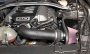 K&N® 63-2590 - 63 Series AirCharger® Polyethylene Cold Air Intake System with Red Filter 