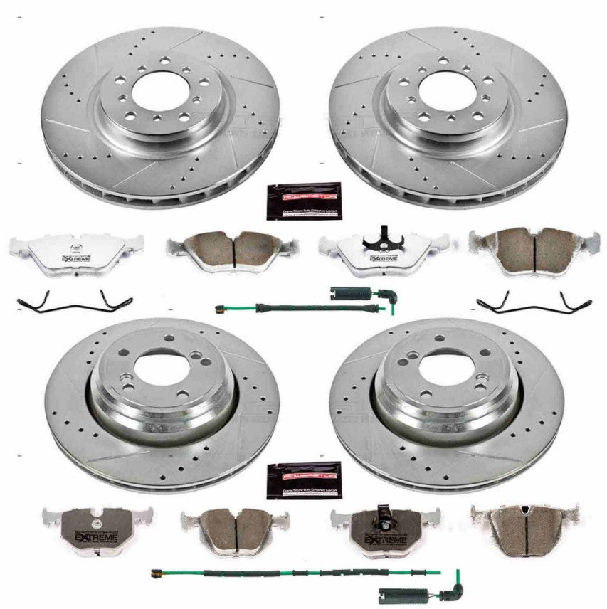 Power Stop® (01-06) BMW M3 Z26 Street Warrior Brake Kit - 10 Second Racing