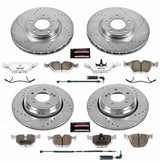 Power Stop® (01-06) BMW M3 Z26 Street Warrior Brake Kit - 10 Second Racing