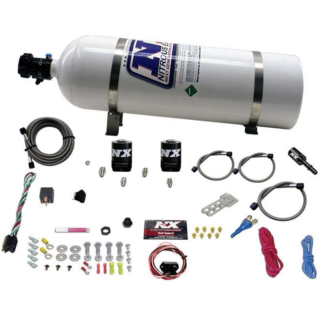 Nitrous Express® (11-21) Ford Coyote Single Nozzle System (35-150Hp) - 10 Second Racing