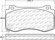 Stoptech® (05-23) Mopar V8 Street Select Series Brake Pads