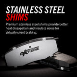 Power Stop® (19-24) BMW Z4/GR Supra Z17 Evolution Plus™ Ceramic Disc Brake Pads