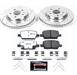 Power Stop® (16-23) Camaro LT 1-Click Street Warrior Z26 Drilled/Slotted Brake Kit