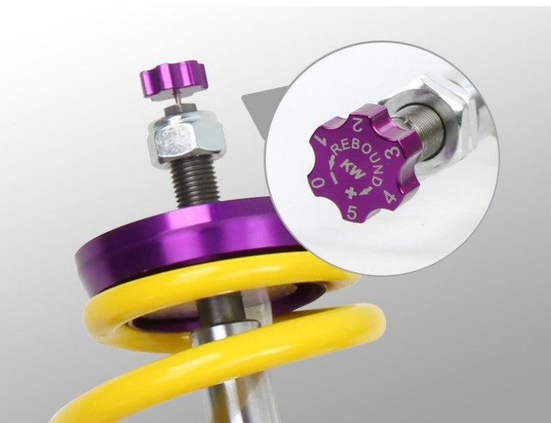 KW® (19-24) BMW Z4/GR Supra 0.6" x 1.4" - 0.8" x 1.6" V3 Inox-Line Front/Rear Coilover Kit (W/OUT EDC)