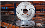 R1 Concepts® (19-24) BMW Z4/GR Supra  ELine™ Drilled/Slotted 1-Piece Rotor