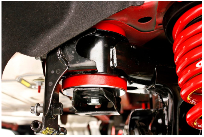 BMR Suspension® BK061 - Polyurethane Rear Cradle Bushing Kit 