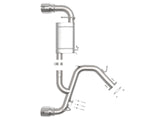 Takeda® (19-23) Veloster N 3" 304SS Axle-Back System (Performance Package Models)