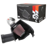 K&N® 69-3540TP - 69 Series Typhoon Aluminum Silver Cold Air Intake System 