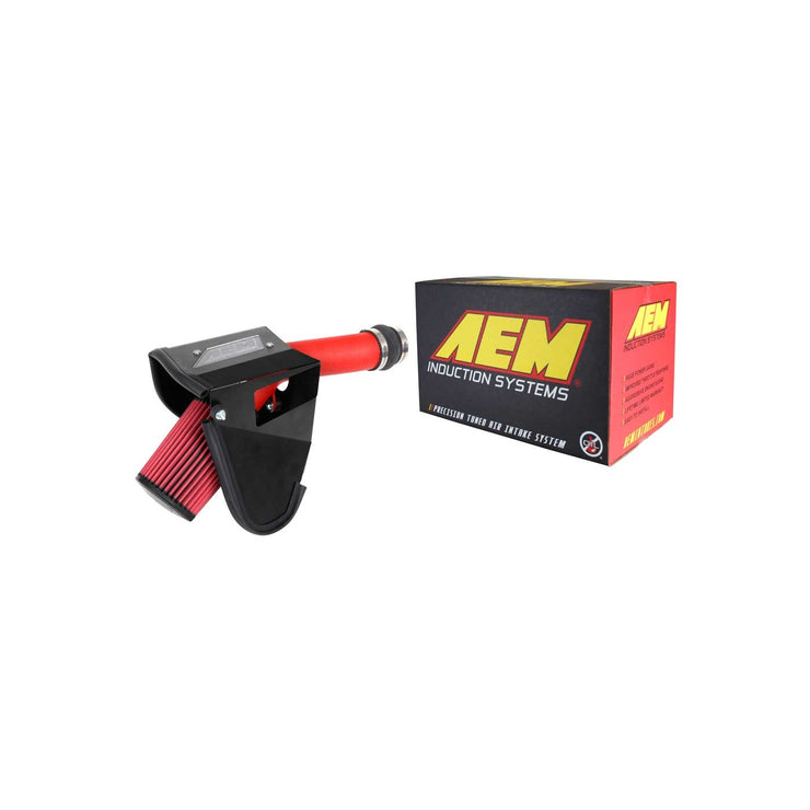 AEM® (19-21) WRX STI Aluminum Red Cold Air Intake System with DryFlow® Filter