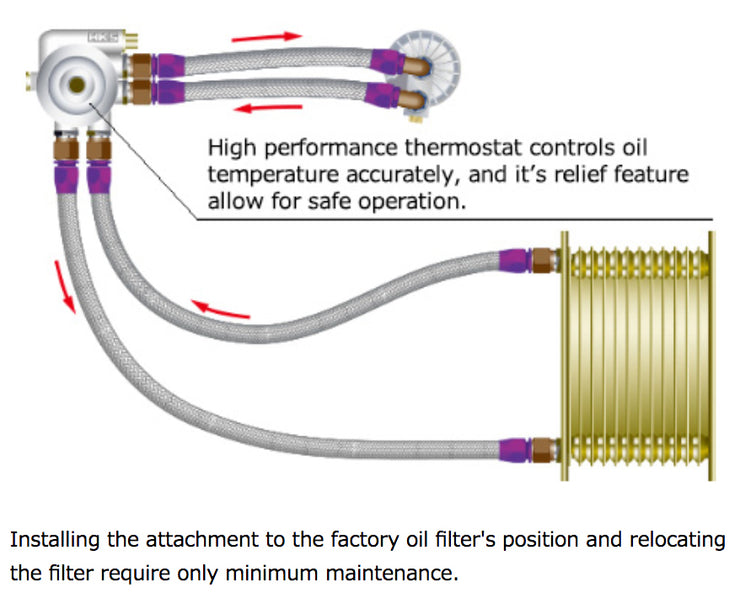 HKS® (17-21) Civic Type-R Oil Performance Cooler Kit