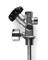 NOS® 10 LB. BOTTLE SUPER HI-FLOW VALVE ASSEMBLY WITH SIPHON TUBE & GAUGE - 10 Second Racing