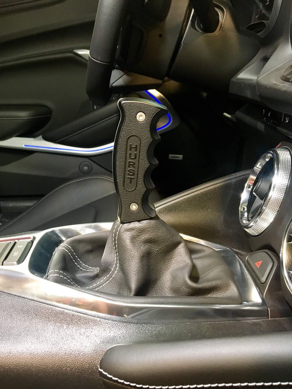 Hurst® (16-21) Camaro Billet/Plus Pistol Grip Manual Shift Handle - 10 Second Racing