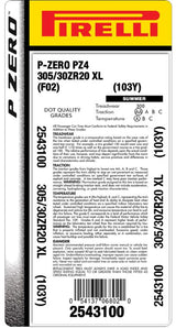 Pirelli® P ZERO™ (PZ4)