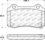 Stoptech® (05-23) Mopar V8 Street Series Brake Pads