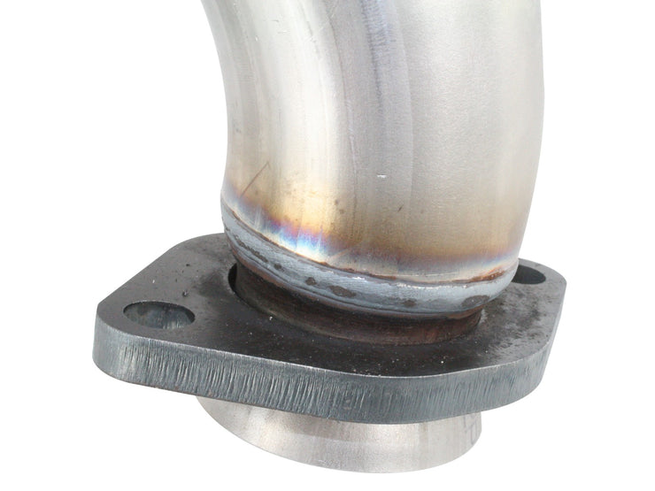 aFe® (12-18) Wrangler JK 409SS 2" to 2.5" Twisted Steel Loop Delete Down-Pipe & Y-Pipe