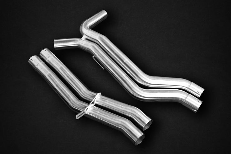Capristo® (19-23) Audi RS6/RS7 Valved Exhaust with Bevelled Carbon Fiber Tips (E2P)