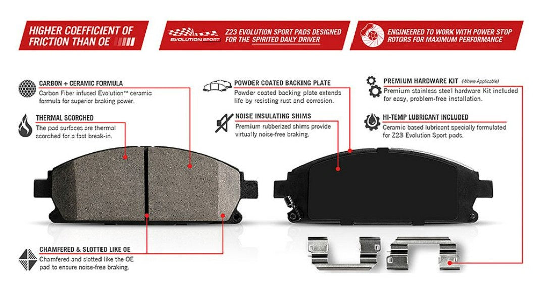 Power Stop® (09-16) Audi S4 1-Click Z23 Evolution Sport Drilled/Slotted Brake Kit