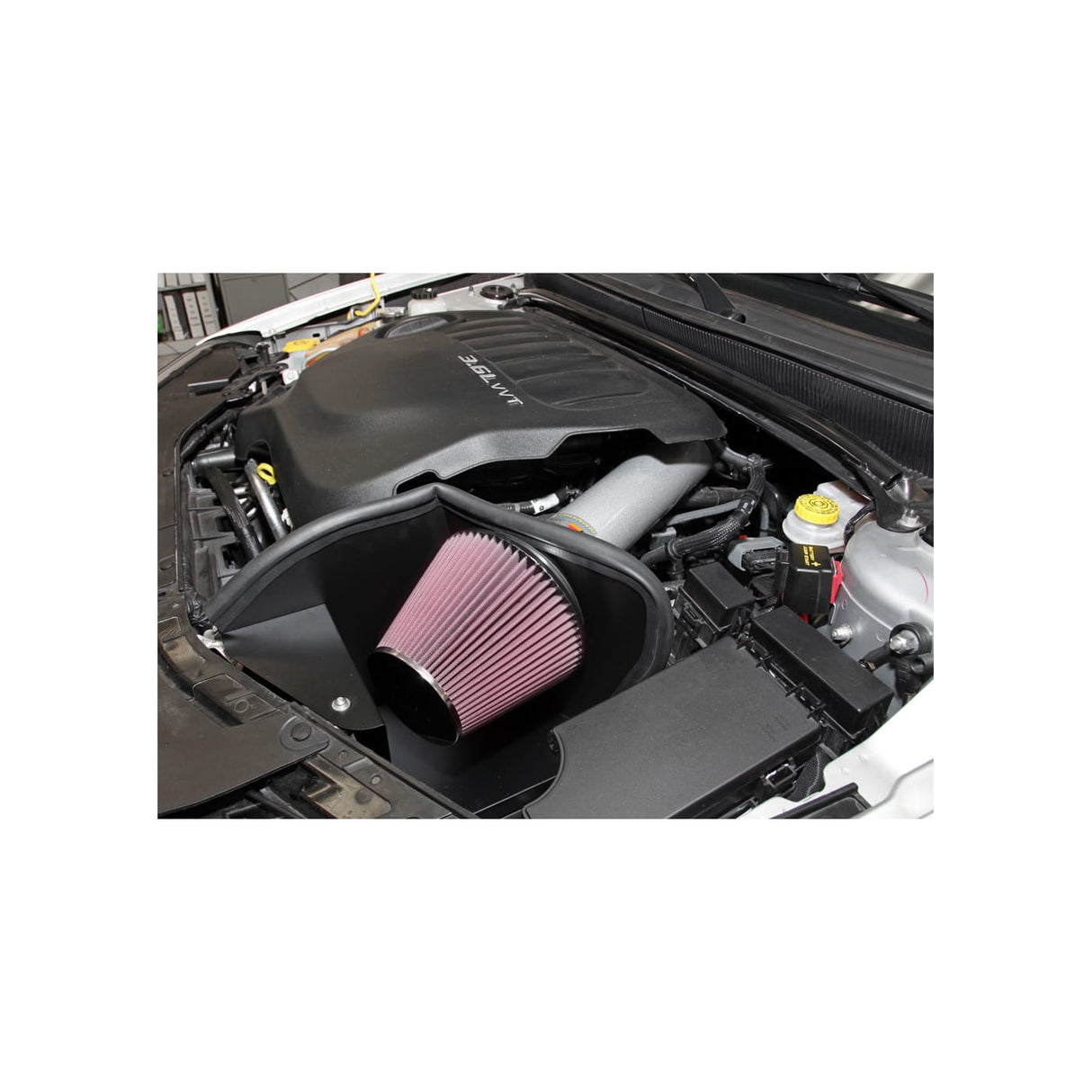 K & N ® (11-14) Avenger 69 Series Typhoon® Aluminum Silver Air Intake System