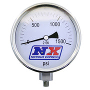 Nitrous Express® Nitrous Pressure Gauge 4 Inch-High Accuracy - 10 Second Racing