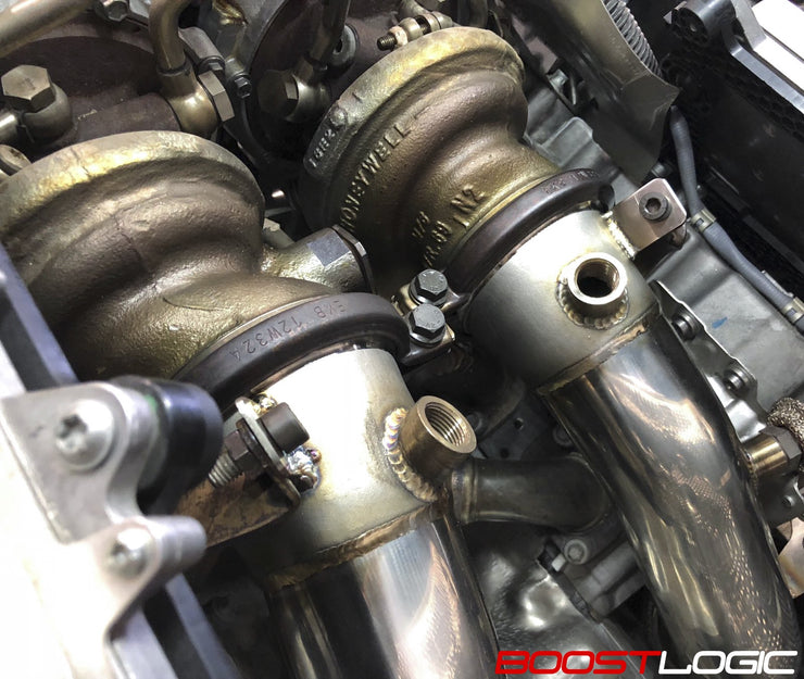 Boost Logic® (11-19) BMW M5/M6 304SS 3" Catted Down Pipes