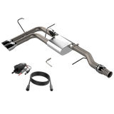 QTP® (14-18) Silverado/Sierra 304SS 3" Screamer Side Exit Cat-Back System with 4.5" OD Tips