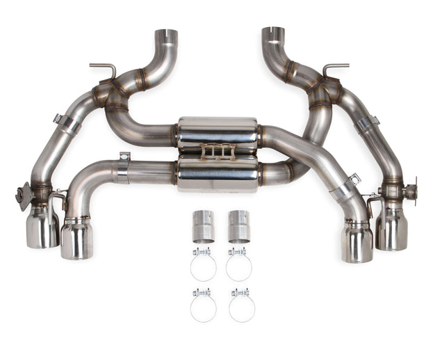 Hooker® BlackHeart (16-20) Camaro 6.2L NPP Axle-Back Exhaust System 