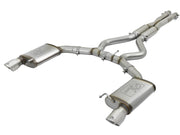 aFe® Mach Force XP™ Stainless Steel Sport Toned Cat-Back Exhaust System with Split Rear Exit 