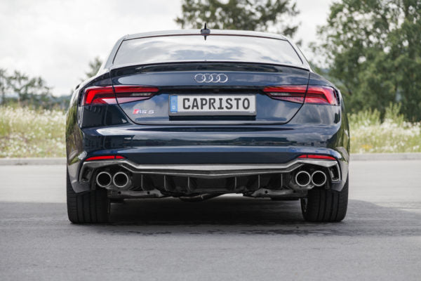 Capristo® (17-23) Audi RS5 ECE Valved Exhaust with Mid-Pipes and Carbon Tips (E2P)