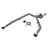 QTP® (19-23) RAM 1500 304SS 3" Valvetronic Screamer Cat-Back System