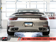 Awe Tuning® (17-19) Porsche 911 Turbo 304SS Exhaust System