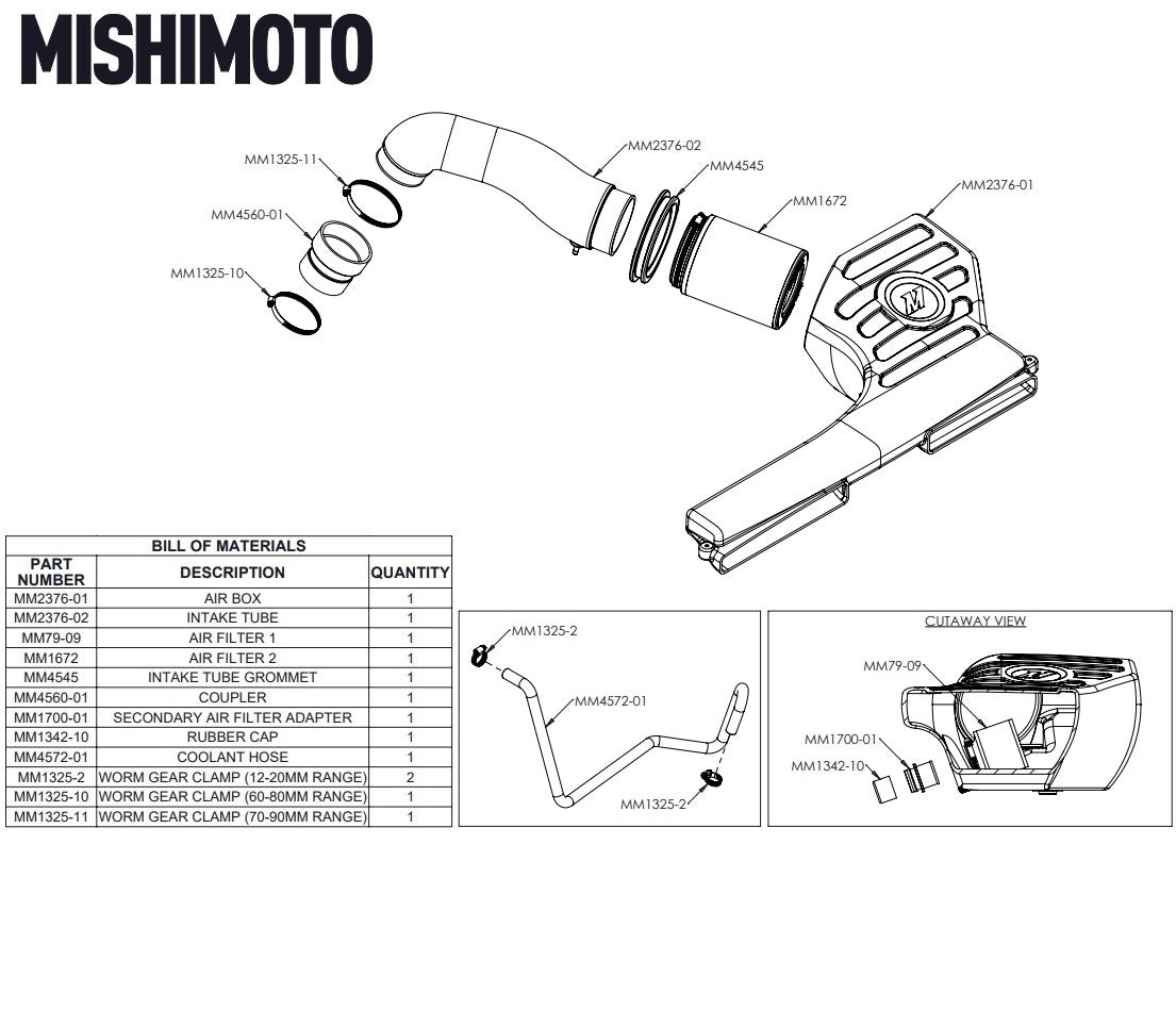 MISHIMOTO MMAI-MK7-15X