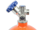 NOS® Nitrous Bottle & Mini Hi-Flo Valve - 10 Second Racing