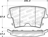 Stoptech® (05-23) Mopar Sport Performance Brake Pads