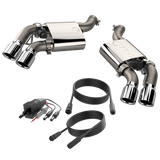 QTP® (16-24) Camaro SS 304SS 2.75" Screamer  Axle-Back System with 4" OD Quad Valvetronic Tips