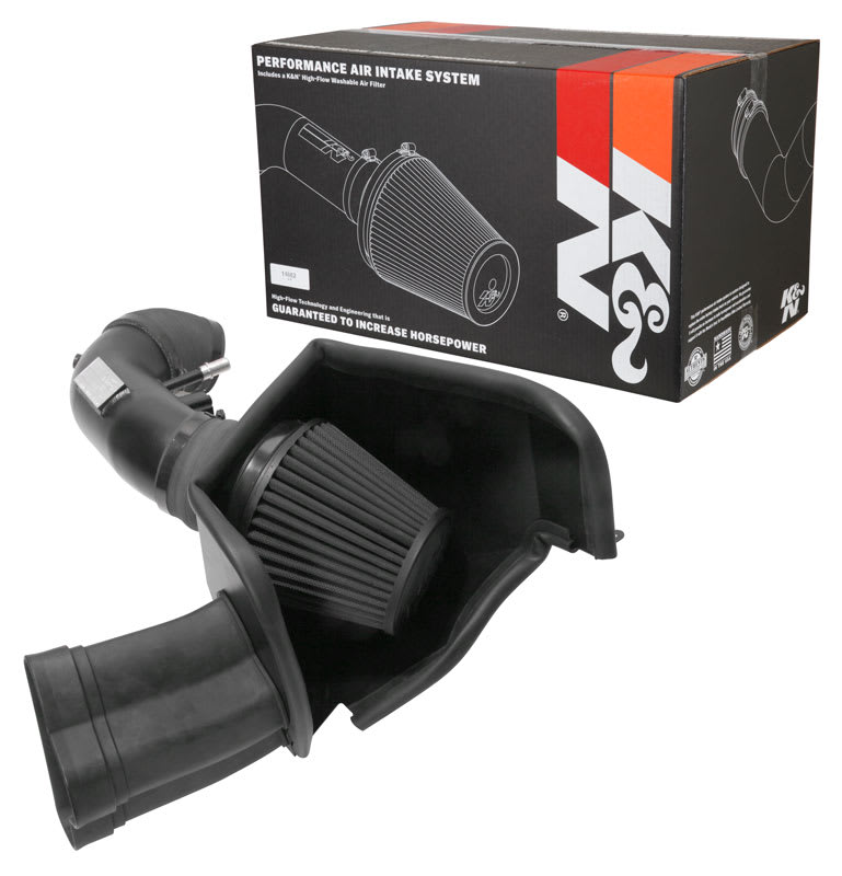 K&N® 71-3540 - 71 Series Blackhawk Induction® Aluminum Cold Air Intake System 