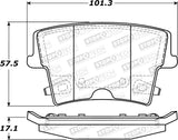 Stoptech® (11-23) Mopar V6 Street Select Series Brake Pads